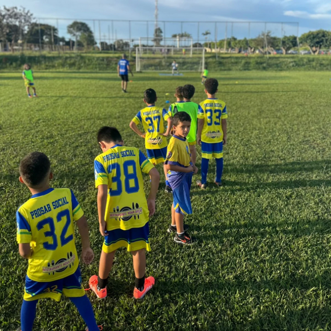 Treino atletas do sub 9